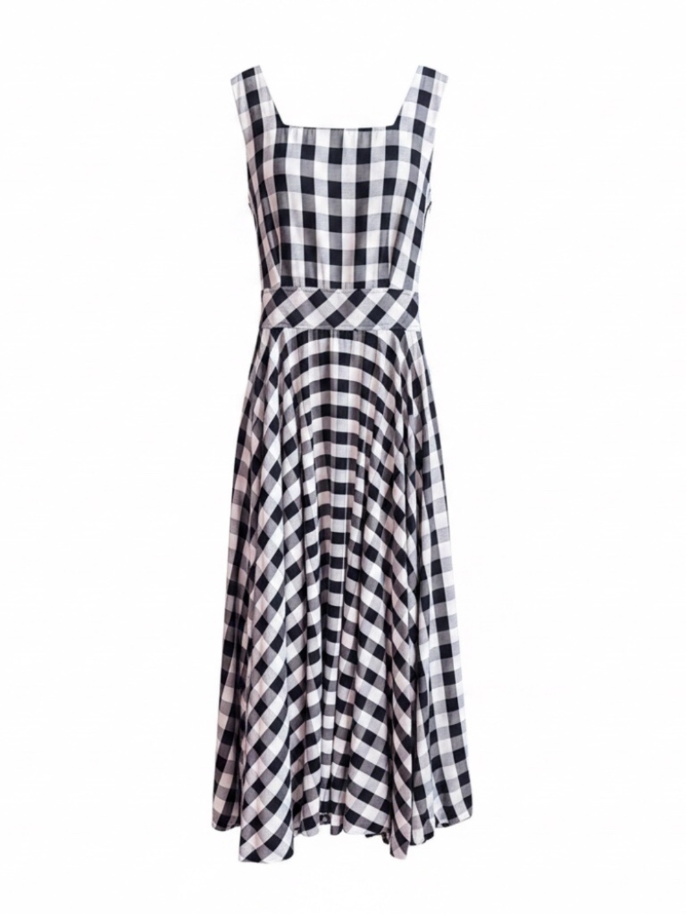 Leslie Lucks Gingham Maxi Dress - Picture 3 of 3